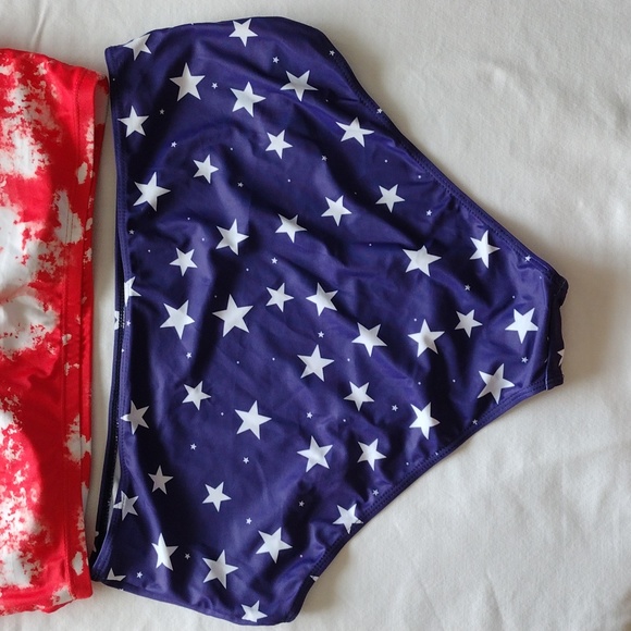 Adisputent high waist bikini womens XXL American flag - Picture 9 of 9